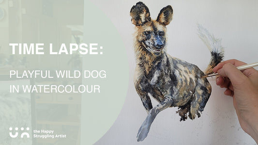 OH JOY: Painted dog in time lapse