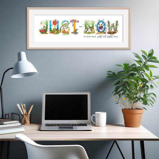 JUST-NOW or now-now, just not right now