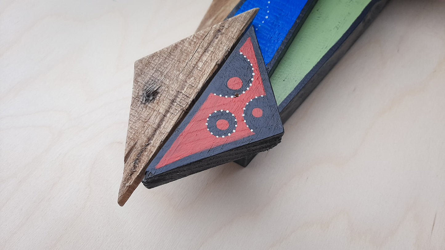 Giraffe Wooden Animal Mask