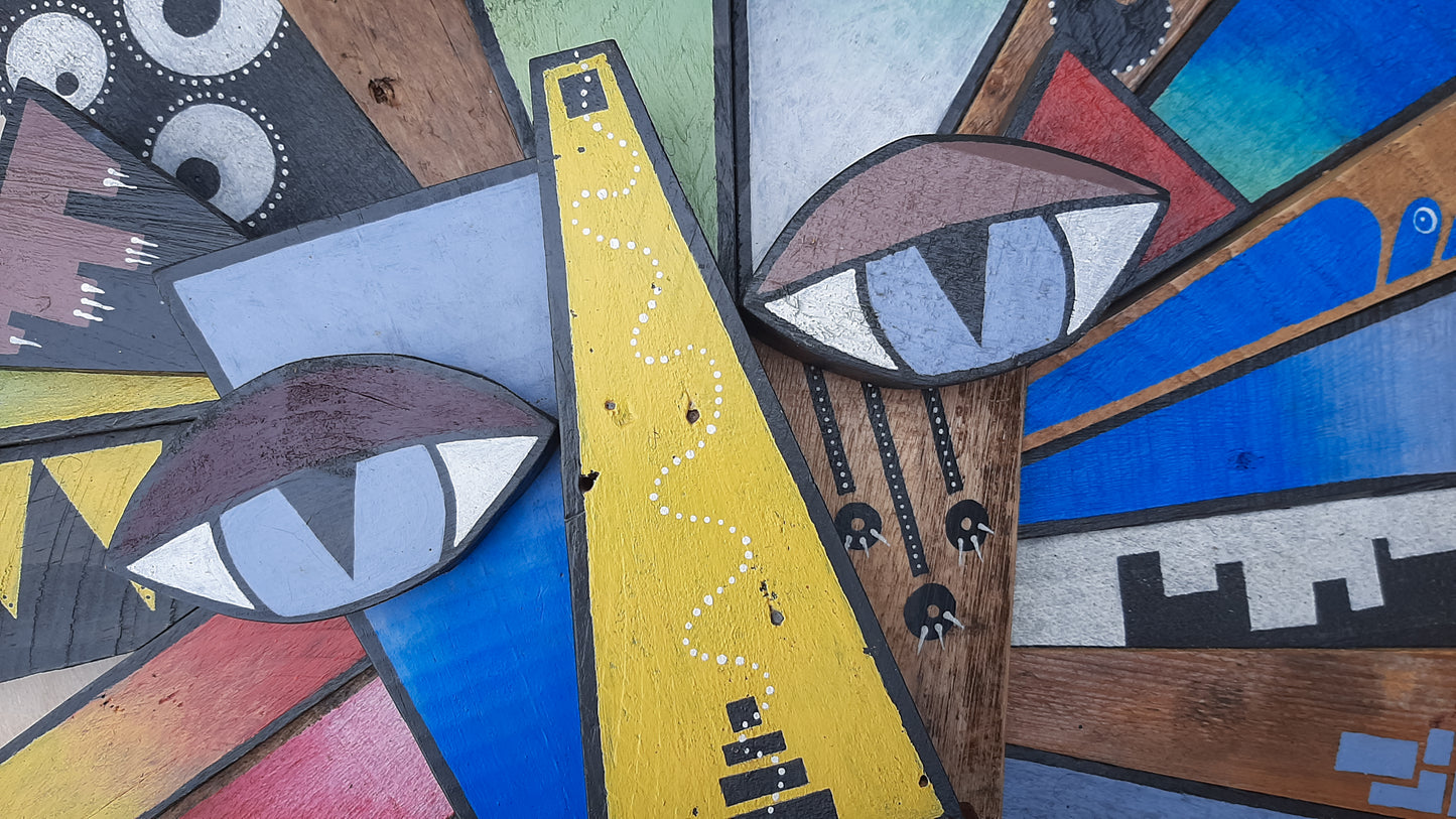 Lion Wooden Animal Mask