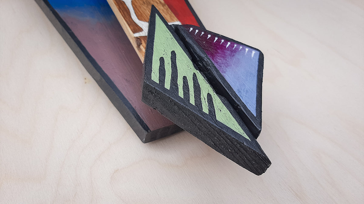 Giraffe Wooden Animal Mask