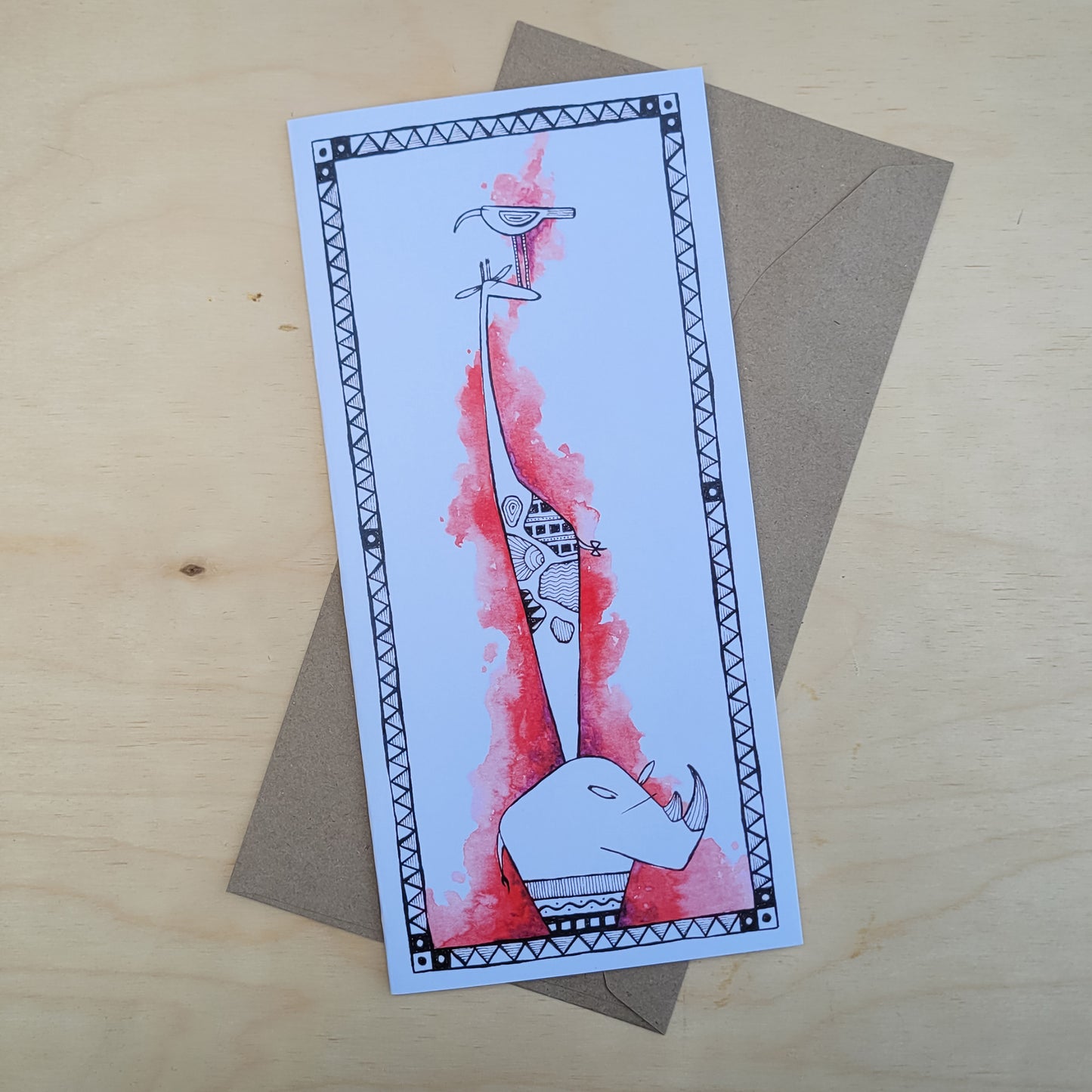 Greeting Card: Animal Stack