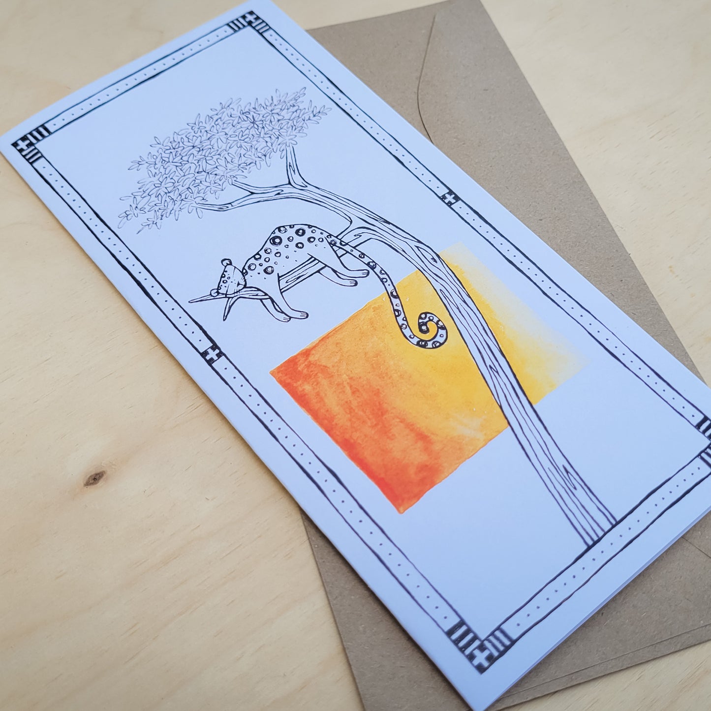 Greeting Card: Cat Nap