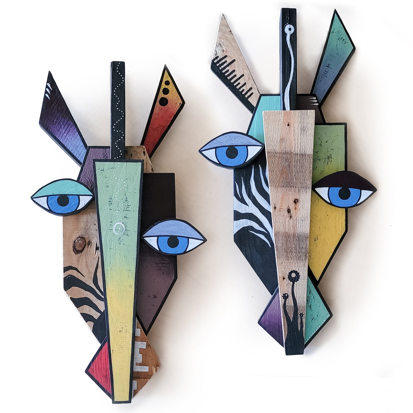 Zebra Wooden Animal Mask