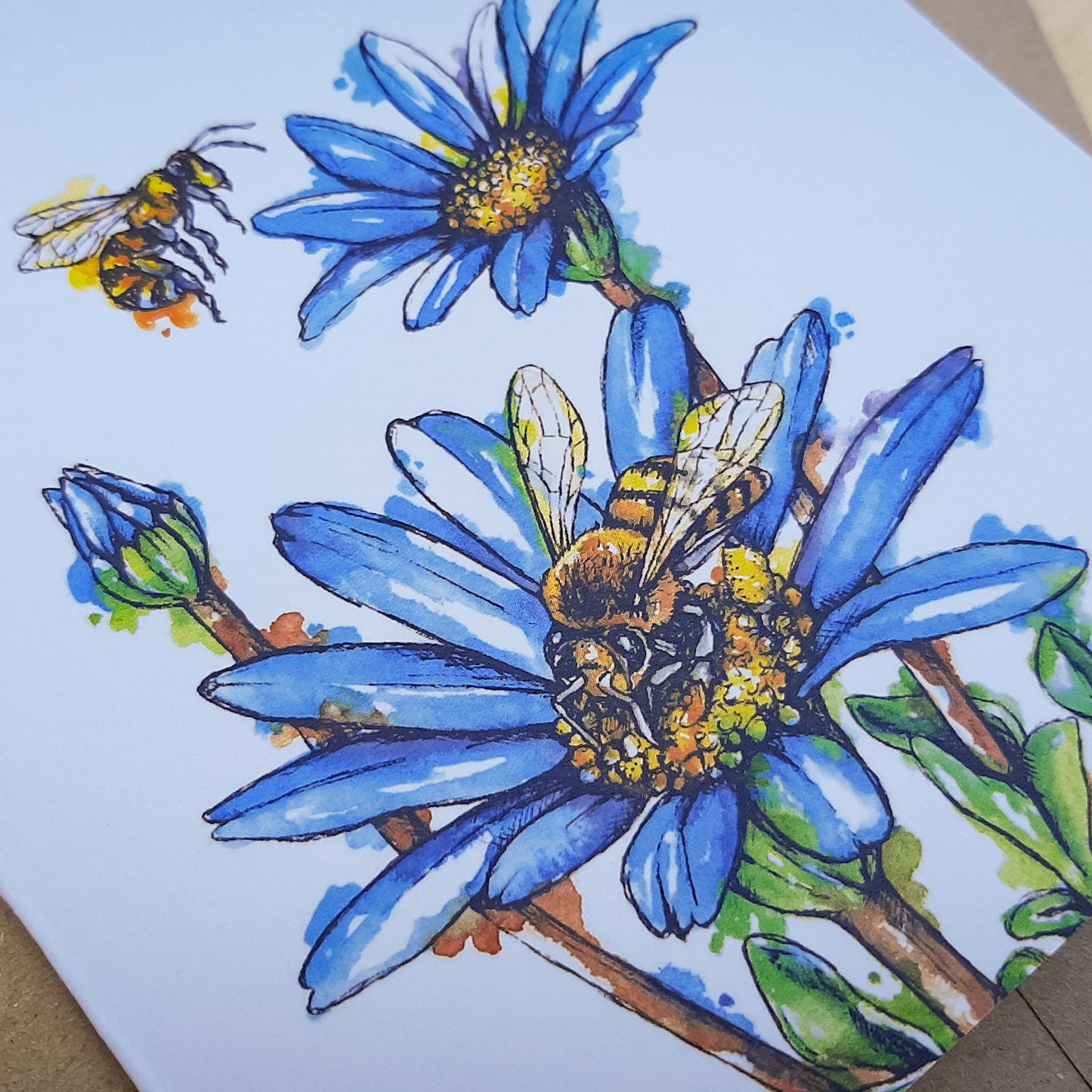 Greeting Card: Cape Honeybee