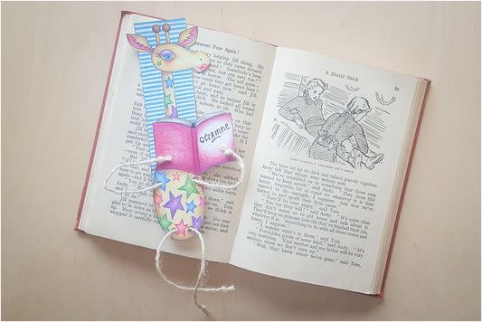 #MyHappyCrafts: Giraffe Bookmark