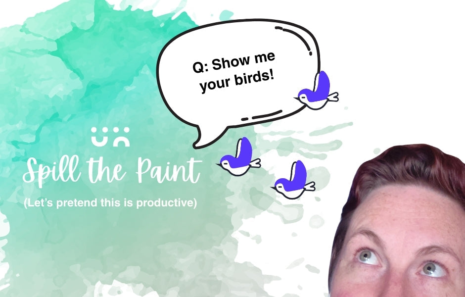 spill the paint with the happy struggling artist