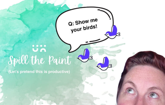 spill the paint with the happy struggling artist