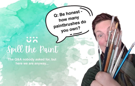 Spill the paint: Be honest - how many paint brushes do you own?