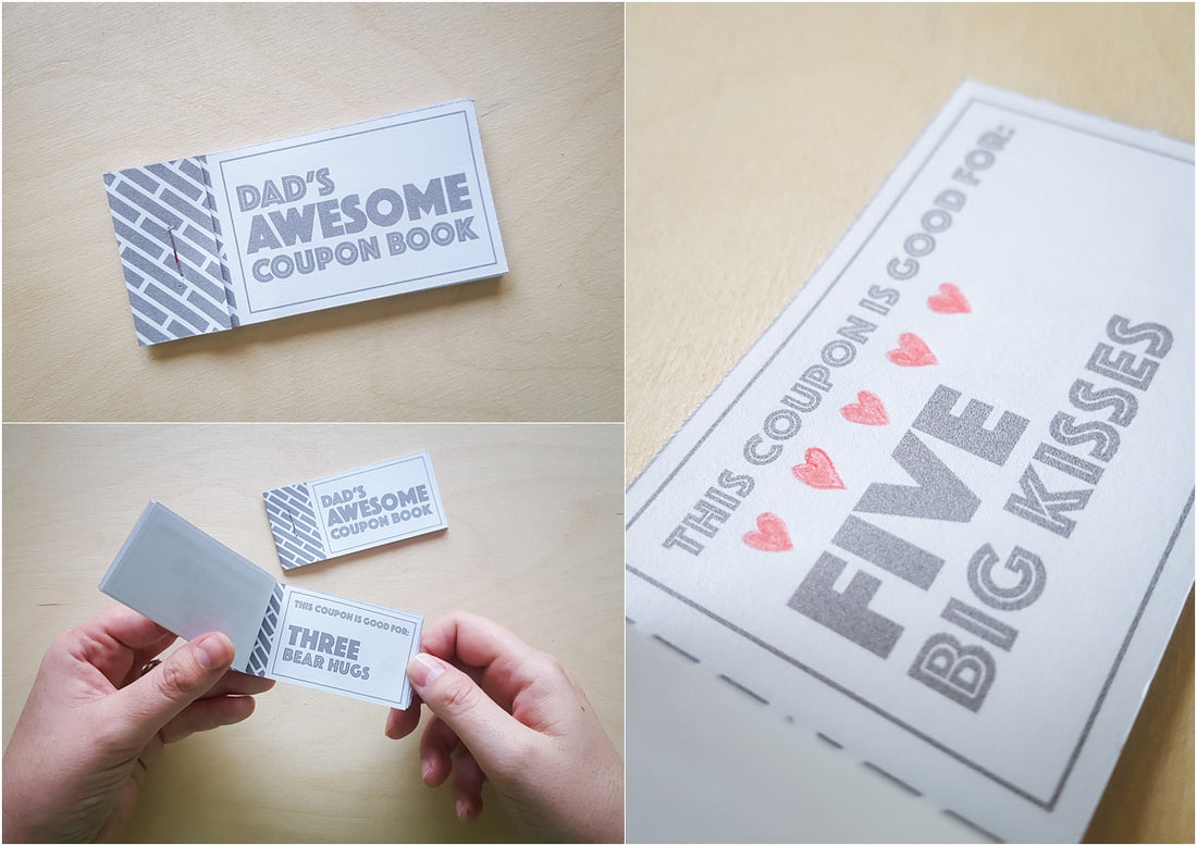 #MyHappyCrafts: Dad's Awesome Coupon Book