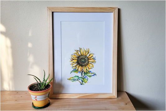 sunflower for the ukraine by the happy struggling artist 002