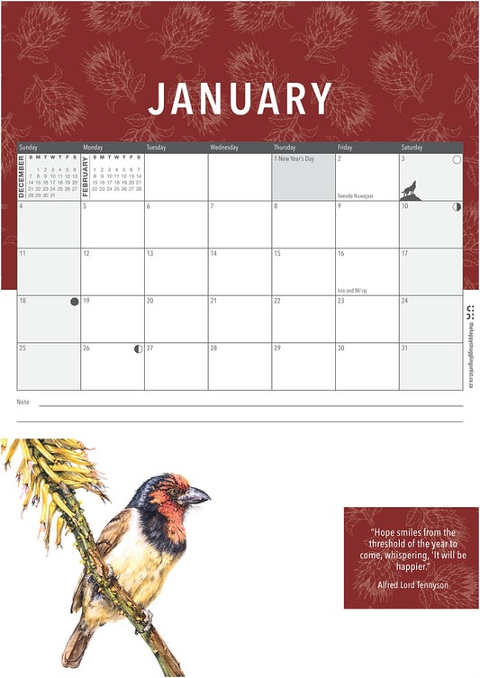 2026 Annual Calendar