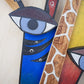 Giraffe Wooden Animal Mask
