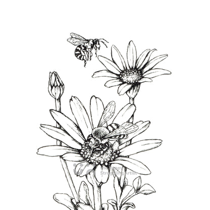 Monochrome Downloadable Wall Art: Set of 3 SA Insects