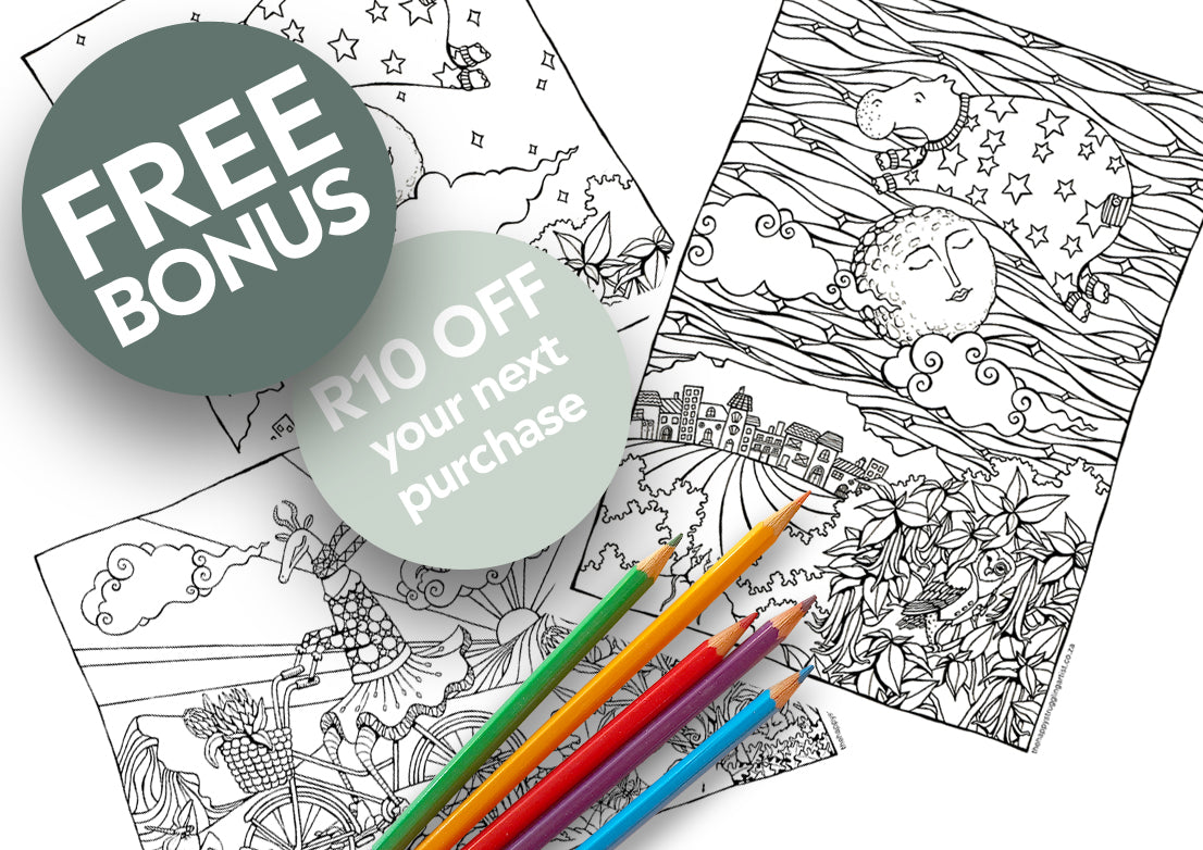 Sea Cow Jumped Over the Moon Colouring Page (Kiddies)