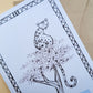 Greeting Card: Perched Leopard