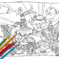 Biking Bokkie Colouring Page (Advanced)