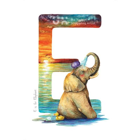E is for Elephant