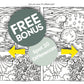 Sea Cow Jumped Over the Moon Colouring Page (Advanced)