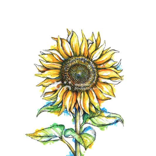 Sunflower Downloadable Wall Art