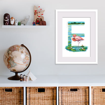 F is for Flamingo